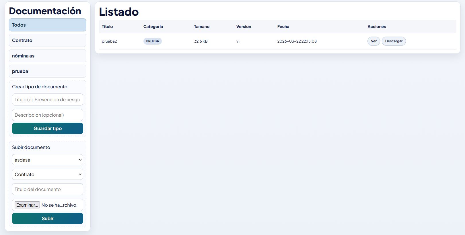 Pantallazo de documentaci&oacute;n RRHH